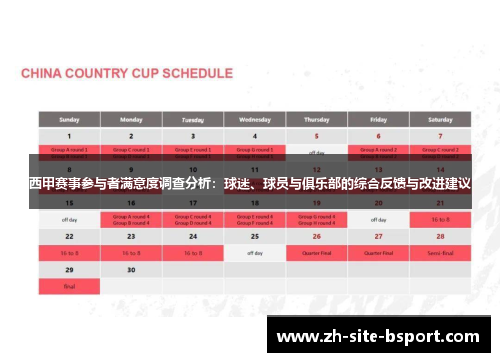 西甲赛事参与者满意度调查分析：球迷、球员与俱乐部的综合反馈与改进建议